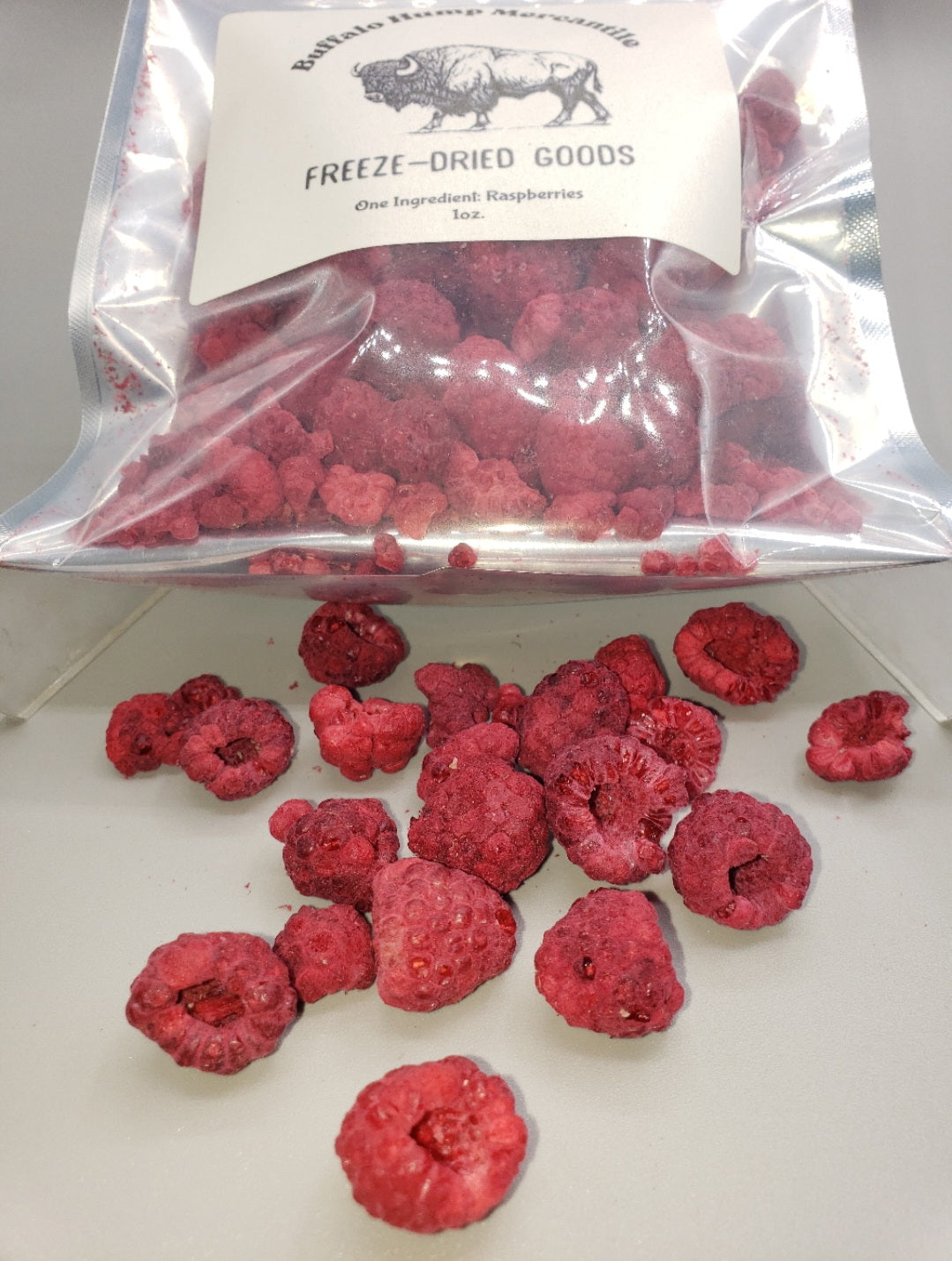 freeze dried raspberries